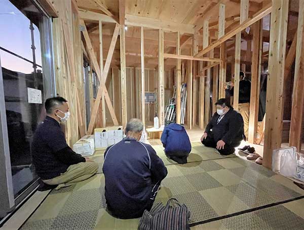 佐賀県伊万里市山代町上棟式