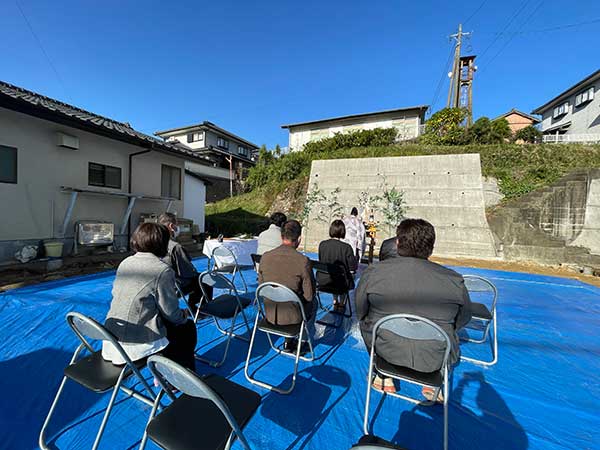 佐賀県伊万里市二里町 地鎮祭